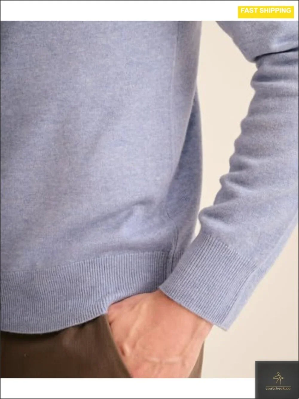Men's Cashmere Crewneck Sweater Pullover Lightweight Summer Layer